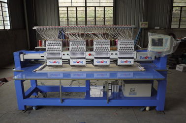 Large Format Embroidery Machine , Embroidery Printing Machine 12 Needle