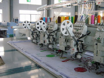 8'' Monitor Computer Controlled Embroidery Machine For Flat / Coiling / Sequin