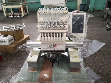 Haftex Single Head Compact Embroidery Machine With 15 Color One Year Warranty