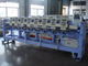 4 6 8 Heads 15 Needle Flat / Cap Embroidery Machine For Business