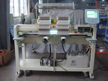 Towels / Cap Embroidery Machine , Industrial Embroidery Machines 850 RPM Speed