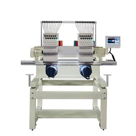 Multi Function Computerized Embroidery Machine With 2 Heads  Single Phase 220V
